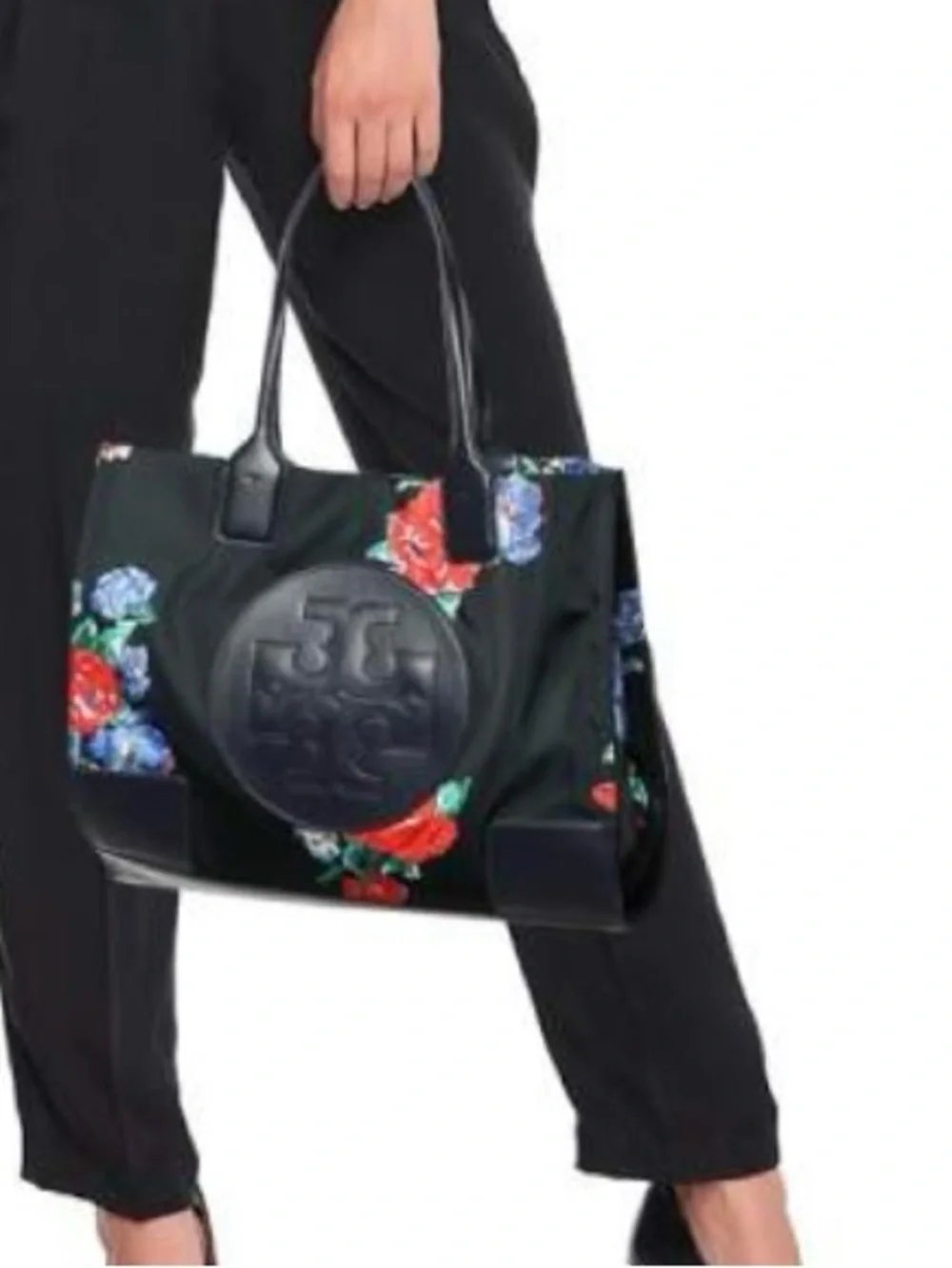Tory Burch Floral Print  Ella Tote NWOT